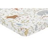 Sweet Jojo Designs Mini Fitted Sheet - Woodland Toile - image 2 of 4