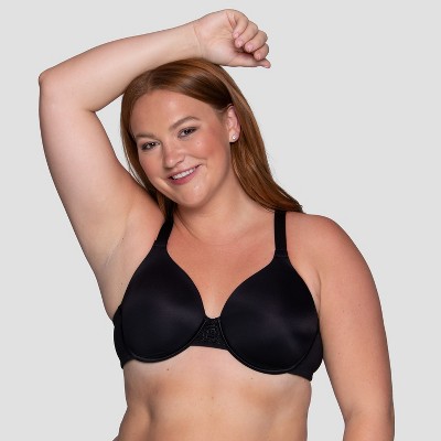 Cacique Bra Full Coverage Cotton Lightly Lined Underwire Lane Bryant Black  42H 