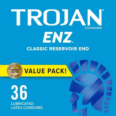 Trojan ENZ Lubricated Condoms - 36ct