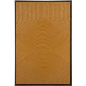 Under The Bridge - 24" X 36 - Copper - Polyester Canvas/Polstyrene/MDF/Plaster - Framed Wall Art - WLA3029 - Safavieh - 1 of 4