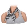 Unique Bargains Women's Star Long Ribbon Headband Black White 1 Pc - 3 of 4