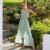 Anna-Kaci Women's Sleeveless V-Neck Wrap Maxi Dress with High-Low Hem for Casual Look - 2 of 4