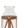 Rust Metal Frame with Glass Bud Vase by Foreside Home & Garden - 3 of 4