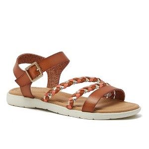 Kids Braided Easy On Dress Sandals - 1 of 4
