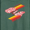 Women's - Hot Wheels - Valentine's You Make My Heart Race Lightweight French Terry Wide Neck Long Sleeve Shirt - 2 of 4