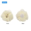 Unique Bargains Artificial Rhinestone Chiffon Flower Heads 20 Pcs - 3 of 4