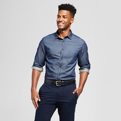 target denim shirt mens