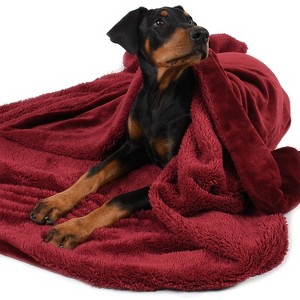 Kritter Planet Dog Blanket for All Pet - Super Soft Fluffy Fleece Couch Blanket & Throw, Ideal for Large, Medium, and Small Dogs and Cats - 50"x60" - 1 of 4