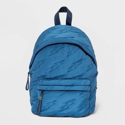 Toddler Boys' Quilted Lightening Bolt Backpack - Cat & Jack™ Blue