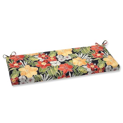 Outdoor Bench Cushion - Clemens Noir - Pillow Perfect