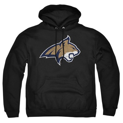 Men's Montana State University Distressed Primary Pull-Over Hoodie