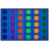 Carpets for Kids Seating Circles Learning Rug, 7' 6" X 12' Rectangle, Seats 30 - 2 of 4