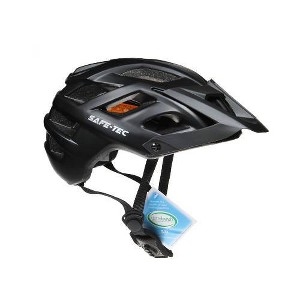 Demon Electric Safe-Tec Thor Smart Bicycle Helmet - Black M - 1 of 4