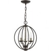 Livex Lighting Arabella 3 - Light Chandelier in  Bronze/Antique Brass - 3 of 3