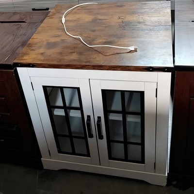 Checkered Acrylic Sideboard, Suitable for Dining Rooms and Kitchens