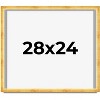 PosterPalooza | Minimalist Shadow Box Gold Picture Frame - UV Acrylic, Backing Board, Hanging Hardware - 2 of 4