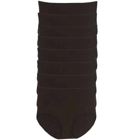 Felina Women's Pima Cotton Hipster Panty, 5-pack Underwear (black, Small) :  Target