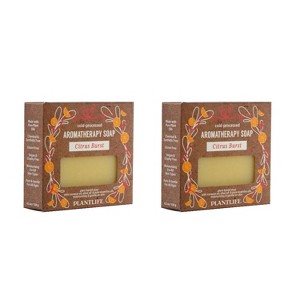 Plantlife Citrus Burst Bar Soap – Moisturizing, Soothing, Handcrafted, Plant-Based – Made in California, 4oz - 1 of 2