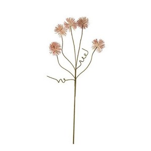 Pink Petal Flower Stems 39"H – Flexible EVA Foam & Wire Floral Arrangement (Set of 6) By Kalalou - 1 of 3