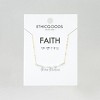 ETHIC GOODS Women's Dainty Stone Morse Code Necklace [FAITH] - 2 of 4