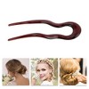 Unique Bargains Women's Wave U-shaped Chignon Pin 1 Pc - 3 of 4