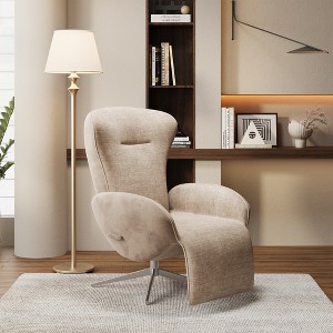 360 Swivel Zero Gravity Recliner Chair, Lounge Chair with Wide Backrest for Living Room - 1 of 4