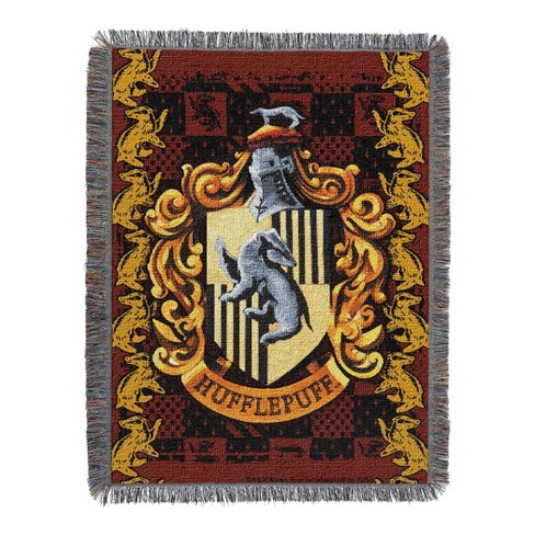 Harry Potter Hufflepuff Crest 051 Tapestry Throw Blanket - image 1 of 4
