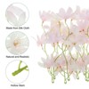 Unique Bargains Artificial Silk Cloth Realistic Wrinkle-resistant Artificial Flower 16 Pcs 7 Inch - 4 of 4