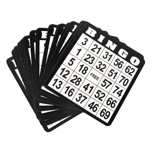 Black Bingo Cards - 18 Pack : Target