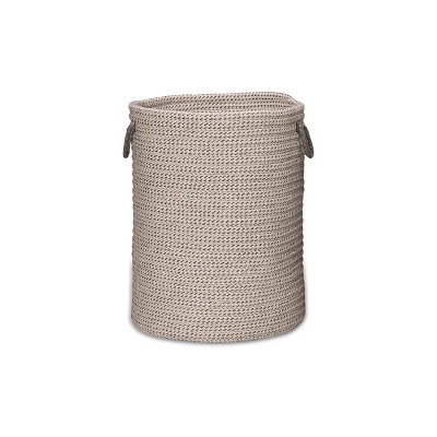 Colonial Mills  Sunbrella Sandstorm Woven Hampers - Gray 15"x15"x18"