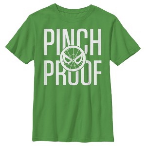 Boy's Marvel St. Patrick's Day Spider-Man Pinch Proof T-Shirt - 1 of 4