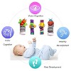 Baby Wrist Rattle Socks and Foot Finder Set, Perfect Baby Toys for 0-12 Months Newborn Boys.... - 3 of 4