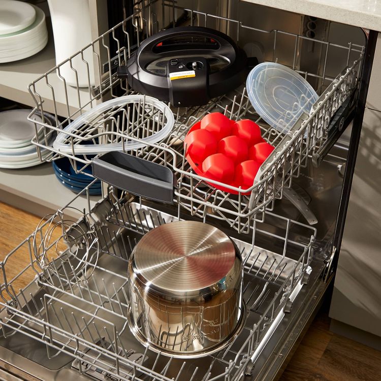 Instant Pot 6qt 9-in-1 Pressure Cooker Bundle: Exclusive Bonus Silicone Pan with Lid, Rice &#38; Multi Cooker, Stainless Steel, 5 of 6