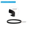 Unique Bargains Blank Stretch Sports Silicone Bracelets for Sports Team Games 6 Pcs - 2 of 4