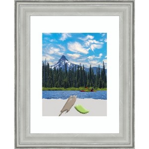 Amanti Art Bel Volto Silver Wood Picture Frame - 1 of 4