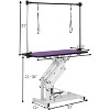 UbMelt 42.5 Inch Hydraulic Pet Grooming Table with Adjustable Height and Noose for Medium/Large Dogs - 3 of 4