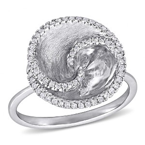 EVERLY JEWELRY | Sterling Silver 1/5 Carat Diamond Fashion Ring - 1 of 4