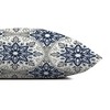 Creative Products Faded Blue Gray Medallions 14x20 Indoor / Outdoor Pillow - 4 of 4