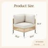 Buenhomino Patio Furniture Set – Outdoor Sectional Wicker Sofa with Cushions, All-Weather PE Rattan Conversation Set for Garden, Balcony & Poolside - 2 of 4
