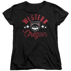 Women's Western Oregon University Wolves T-Shirt - 1 of 4