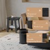 End Table, Rustic Side Table with Storage Shelf, Small Center Table, 2 Tier Accent Table, Narrow Night Stand - 3 of 4