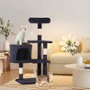 FDW Cat Tree 37 Inch Tall Cat Tower Kitten  with Scratching Posts and Perches Indoor Activity Center for Cats - 2 of 4