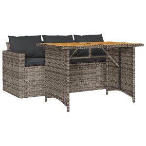 vidaXL 2 Piece Patio Dining Set with Cushions - 1 of 1