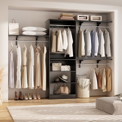Aheaplus 20-96'' W Closet System for Bedroom