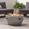 GDFStudio Toulouse Outdoor 40,000 BTU Lightweight Concrete Fire Pit Bowl - 2 of 4