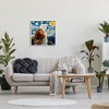 Stupell Industries Howling Dog Classic Painting Framed Giclee Art - 2 of 4