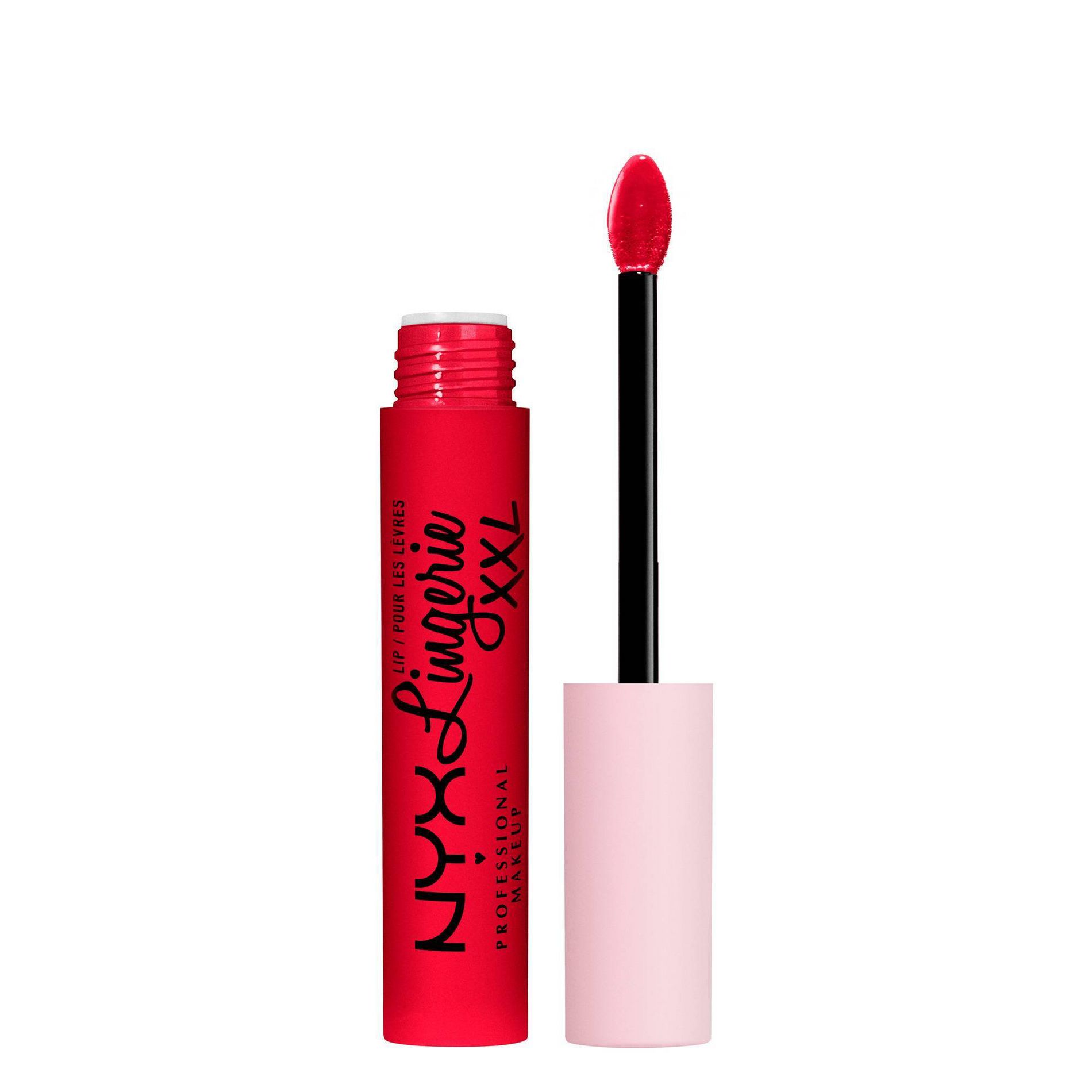 NYX Professional Makeup Lip Lingerie XXL Smooth Matte Liquid Lipstick - 16hr Longwear - 28 Untamable - 0.13 fl oz