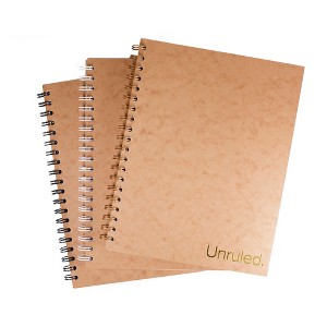 Unruled™ Notebooks Featuring Recycled Covers and Pages, Sustainable, Blank Pages for Sketching or Visual Notetaking, Designed by College Students - 1 of 1