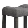 Best Master Furniture,Vitaliya Linen Counter Height Stools, Set of 2 - 2 of 3