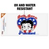 Betty Boop Betty In Heart Automotive Bumper Sticker - 2 of 4